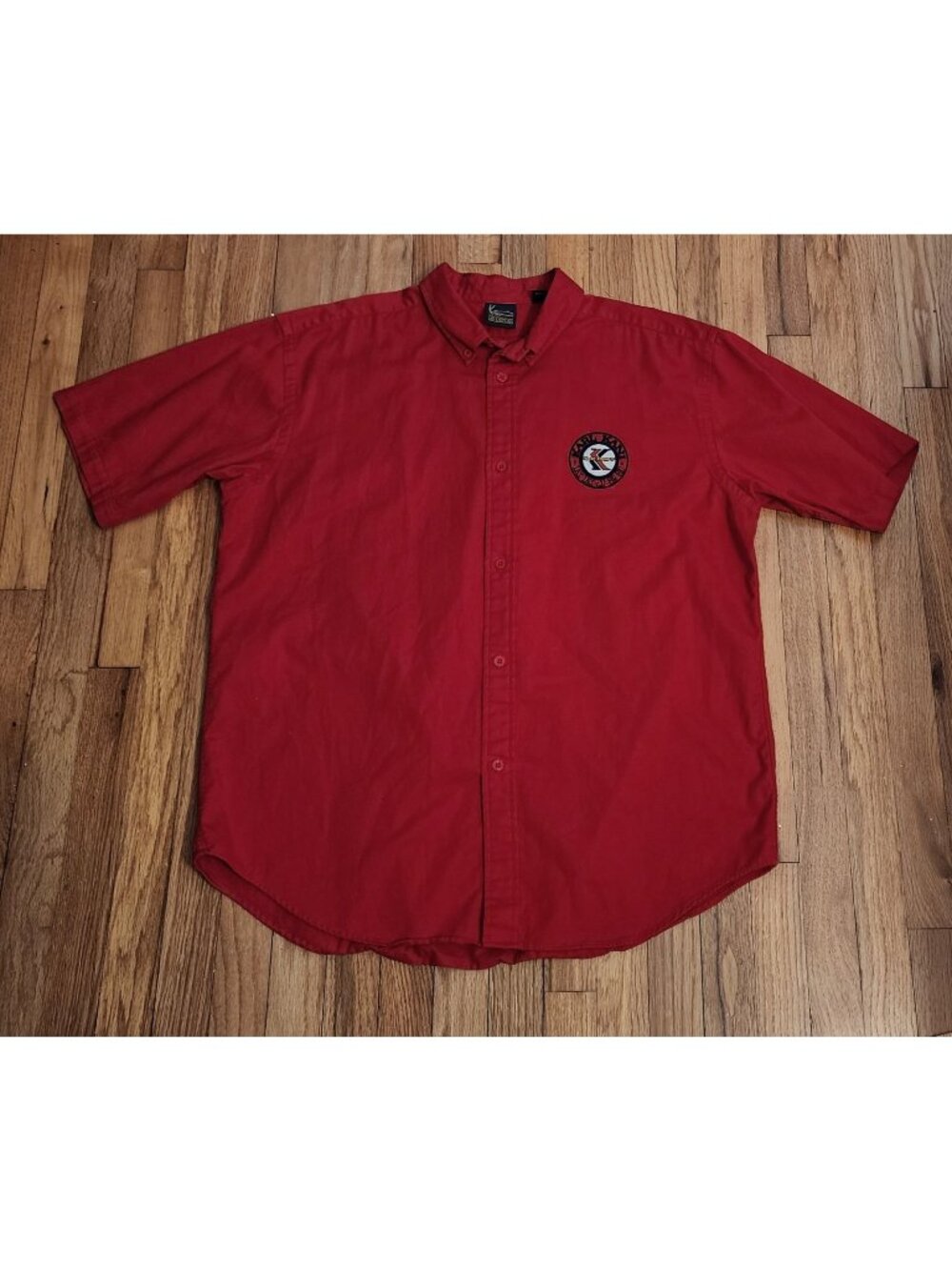 Karl Kani Jeans Vintage Shirt 90s Y2K Logo Hip Hop Skate XL Patch Embroidered